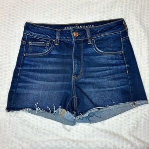 American Eagle Super Stretch Hi-Rise Shortie Shorts